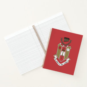 Sigma Alpha Iota Music Fraternity Crest Notebook