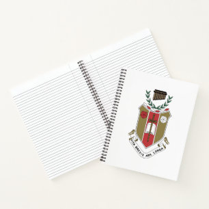 Sigma Alpha Iota Music Fraternity Crest Notebook