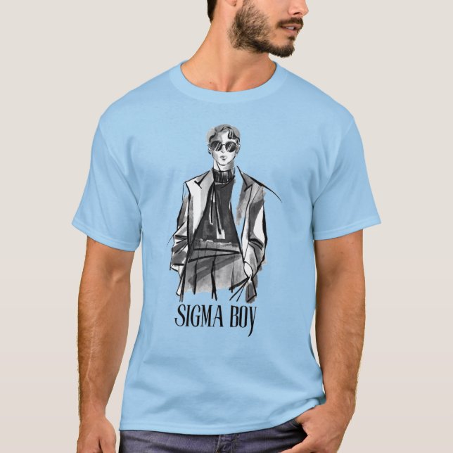Sigma boy theme shirt  aura 9999+ only can buy (Front)