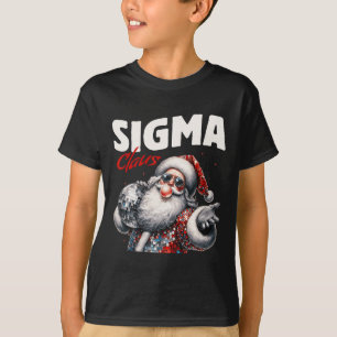 Sigma Claus Cool Santa Funny Christmas Xmas Meme B T-Shirt