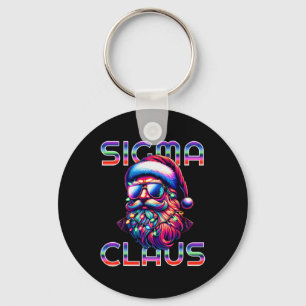 Sigma Claus Funny Santa Christmas Meme Teens Boys Keychain