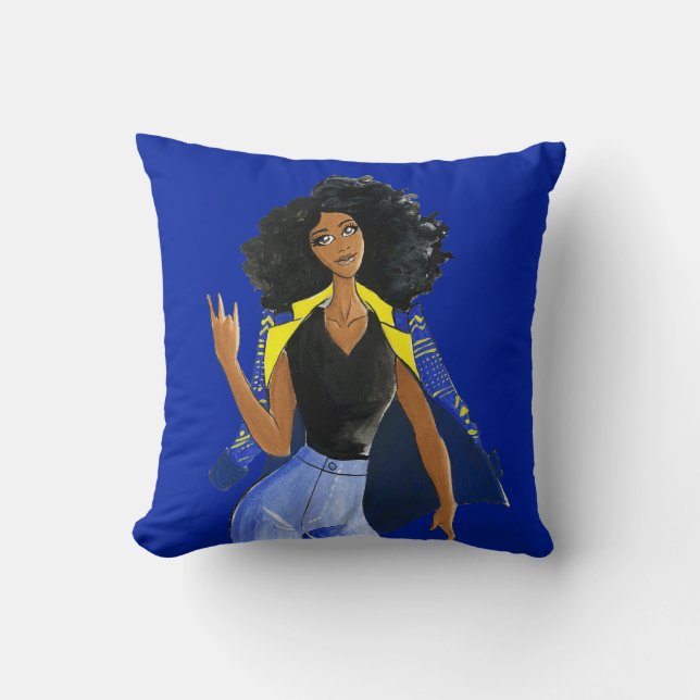 Sigma "Dawn" Throw Pillow (Front)