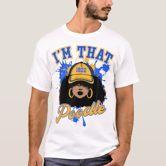 Sigma Gamma Rho Sorority, I'm That Poodle, Rhoyal  T-Shirt (Front)