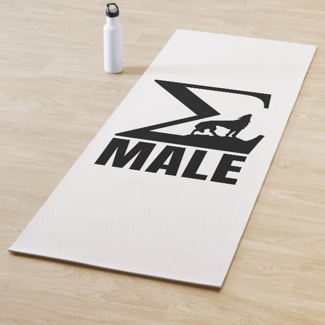 Sigma Male lone wolf Yoga Mat (In Situ)