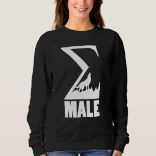 Sigma Male Sigma Lone Wolf Symbol Greek Sweatshirt