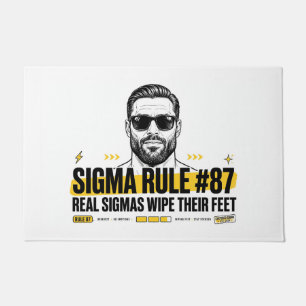 Sigma Rule 87 Real Sigmas Wipe Feet Doormat