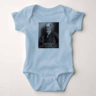 Sigmund Freud "One Day.." baby grow -choose colour Bodysuit