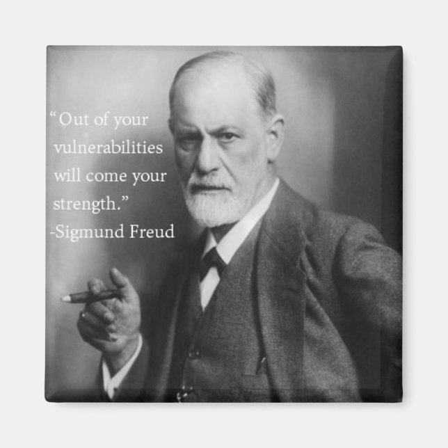 Sigmund Freud Quote Magnet 3 (Front)