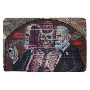 Sigmund Freud Street Art Magnet