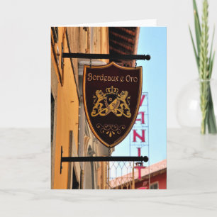 Sign 13 Greeting Card