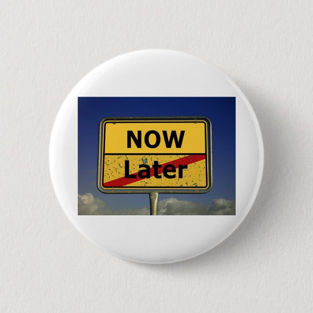 Sign ! 2 inch round button (Front)