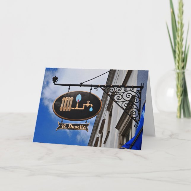 Sign 3 Greeting Card (Front)