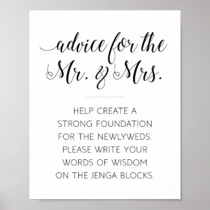 Sign A Jenga Piece Wedding Guest Book