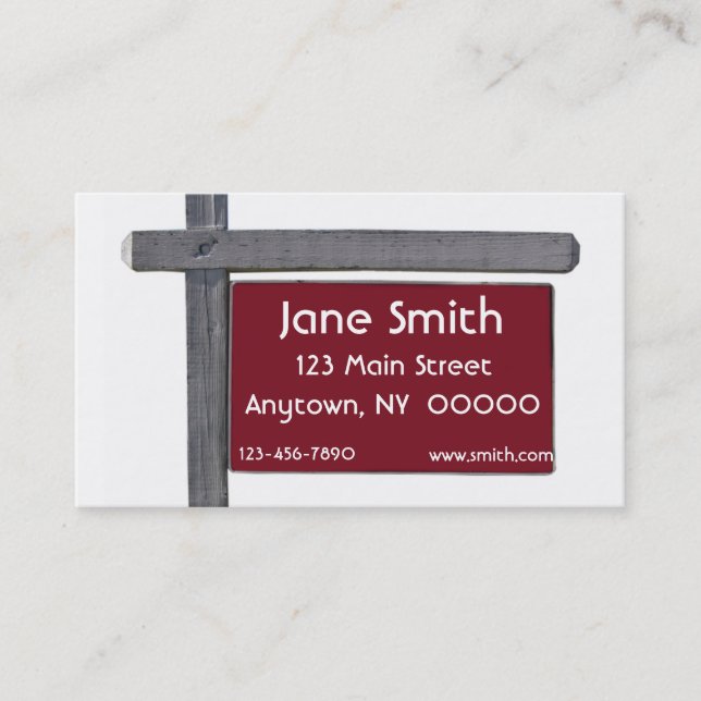 Sign Business Card (Front)