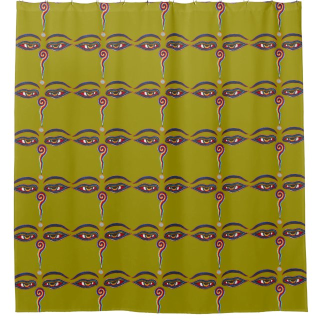 Sign Eyes of Buddha + your background (Front)