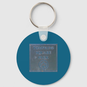 Sign From Tompkins Square Park New York City Keychain