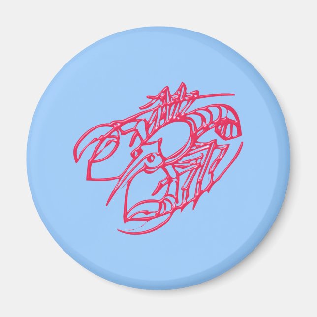 sign Krebs zodiac sign Cancer Magnet (Front)