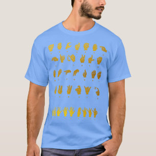 Sign Language Alphabet 5 T-Shirt