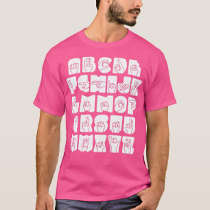 Sign Language Alphabet ASL 1 T-Shirt