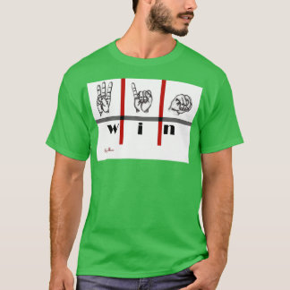 Sign Language Art win T-Shirt