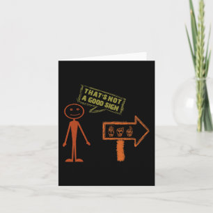 Sign Language ASL American Hand Talking Awareness Card