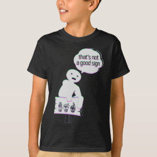 Sign Language ASL American Hand Talking Awareness  T-Shirt