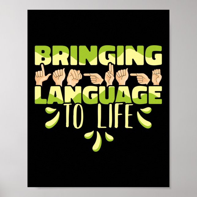 Sign Language Asl Bringing Language To Life  (Front)