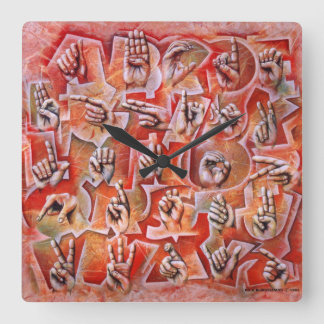 Sign Language clock