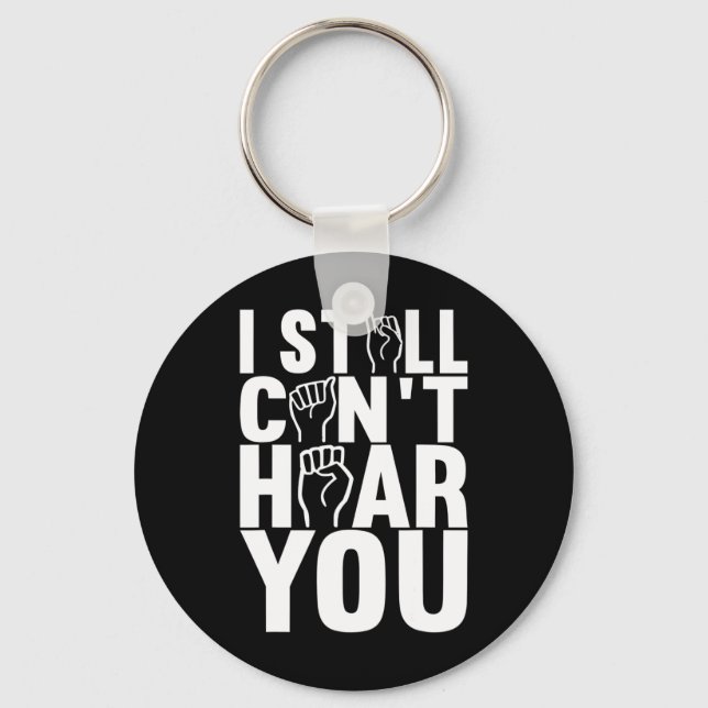 Sign Language Deaf Awareness 15  Keychain (Front)