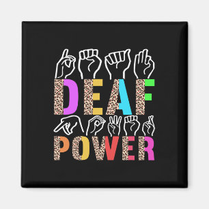 Sign Language Deaf Awareness 3  Magnet