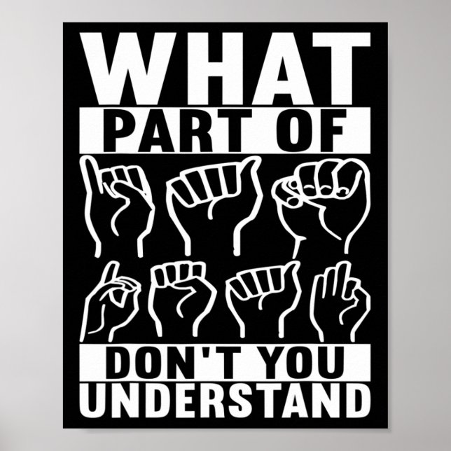 Sign Language Deaf Awareness 7  (Front)