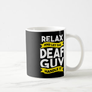 Sign Language Deaf Awareness Hearing Loss and ASL Coffee Mug