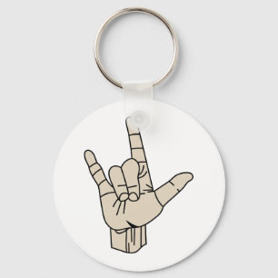 Sign Language Keychain