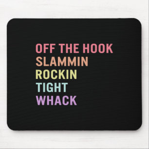 Sign Language Off Hook ASL Slang Tee Deaf Awarenes Mouse Pad