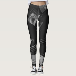 Sign Language Photogram Leggings