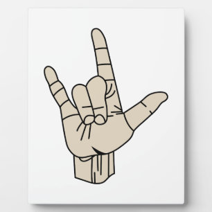 Sign Language Plaque