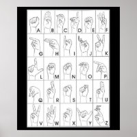 SIGN LANGUAGE poster