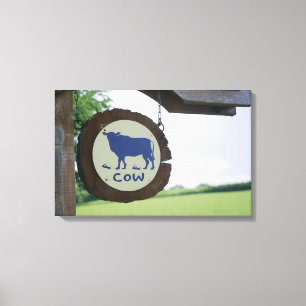 Sign of a dairy farm