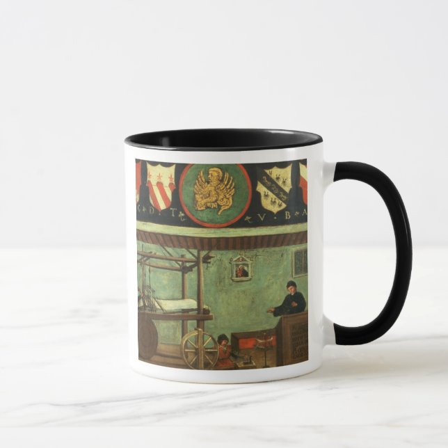 Sign of the Venetian Weavers' Guild (panel) Mug (Right)