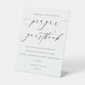 Sign Our Prayer Wedding Guestbook
