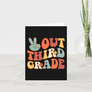 Sign Out Third Grade Groovy Last Days School 3rd G Card