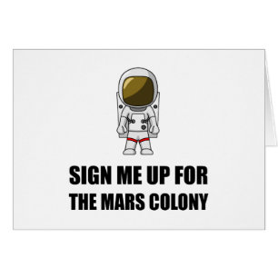 Sign Up Mars Colony