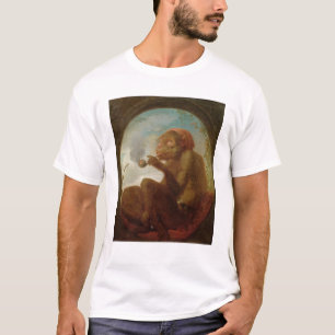 Sign with a monkey smoking a pipe T-Shirt