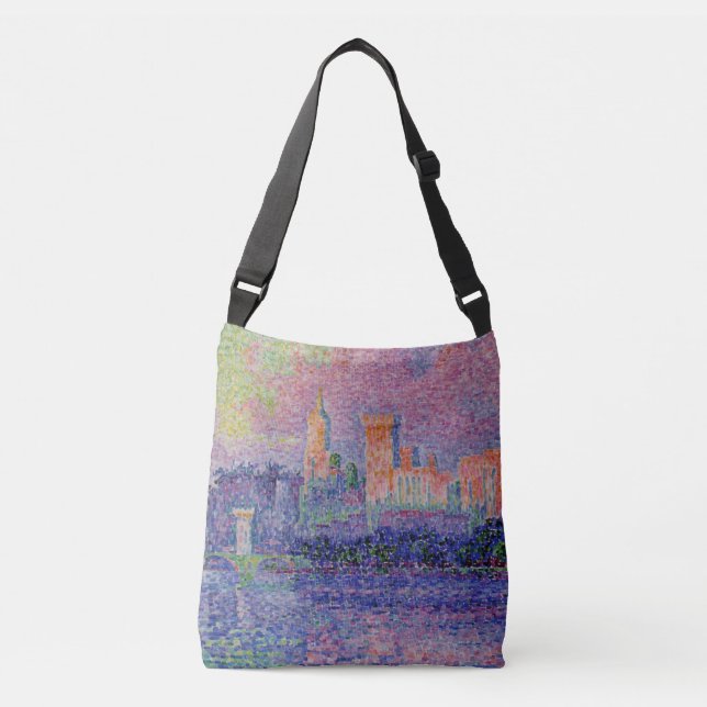 Signac's Le Château des Papes Crossbody Bag (Front)