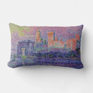 Signac's Le Château des Papes Lumbar Pillow