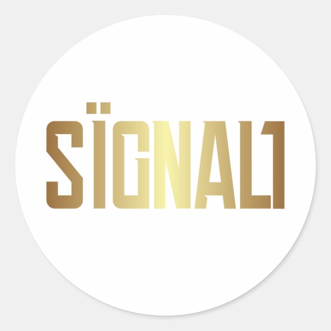 Signal1 Stickers (Front)