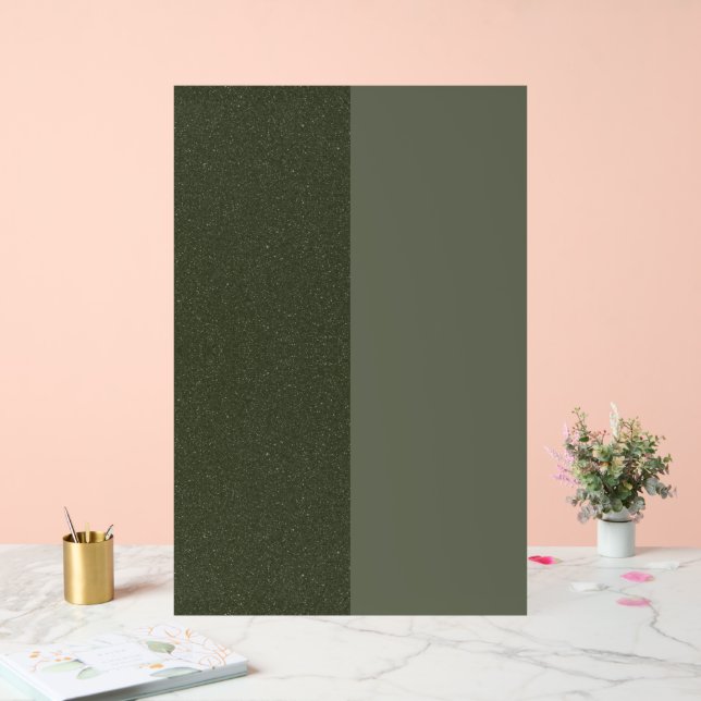 Signal Acrylique Bruit Vert Moss À Double Tone (Pe (Mariage)