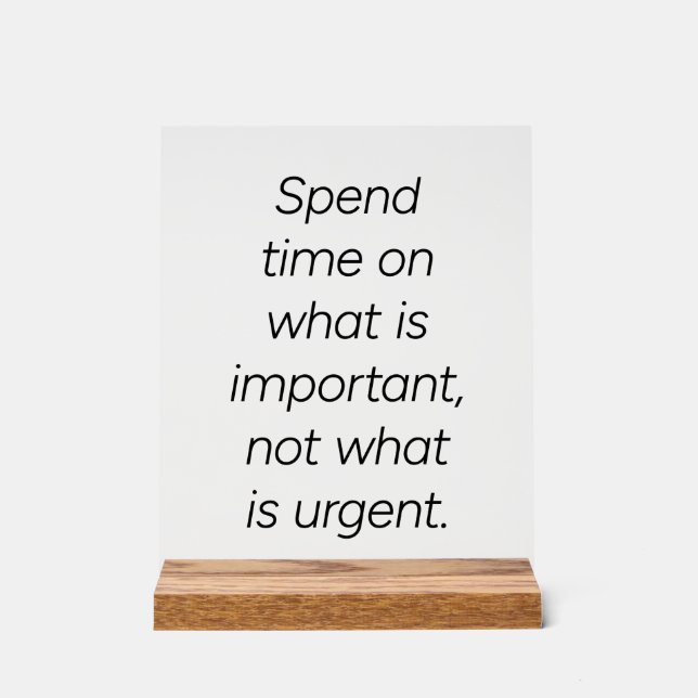 Signal acrylique important (Recto)