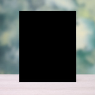Signal acrylique personnalisé de 8 po x 10 po