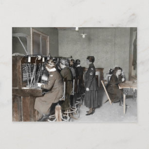 Signal Corp Women wwi Holiday Postcard